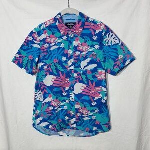Chubbies Vibrant Floral Button Down Shirt